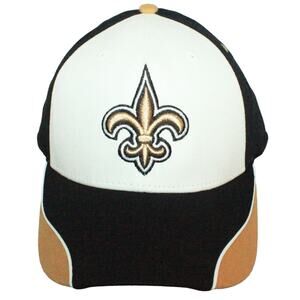 Vintage New Orleans Saints Tri-Color Logo Cap - Reebok NFL Football Hat One Size